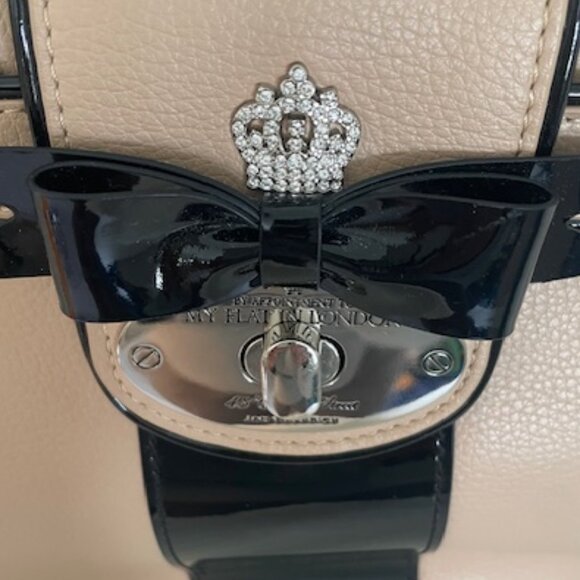 My Flat In London Debutante Tote – Nude/Black – NWT - Picture 5 of 11